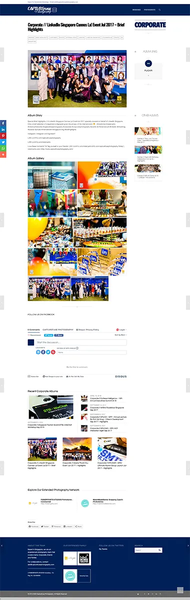 [Capturefuse Photography] Corporate Photography Portfolio - Corporate - Linkedin Singapore Event 2017