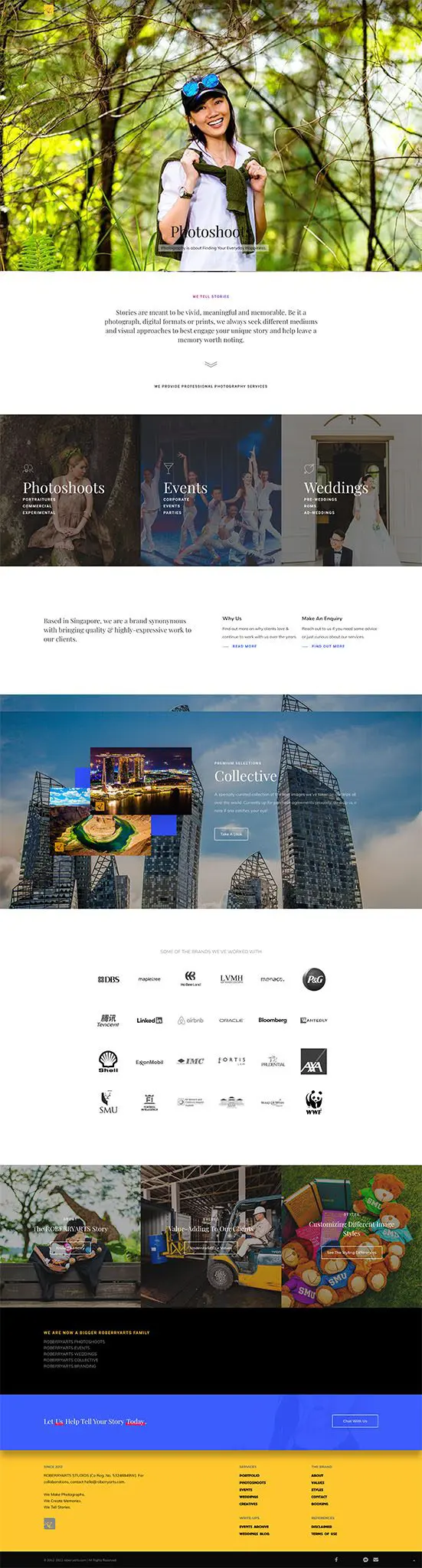 [Roberryarts] Business Website - Photoshoots Page