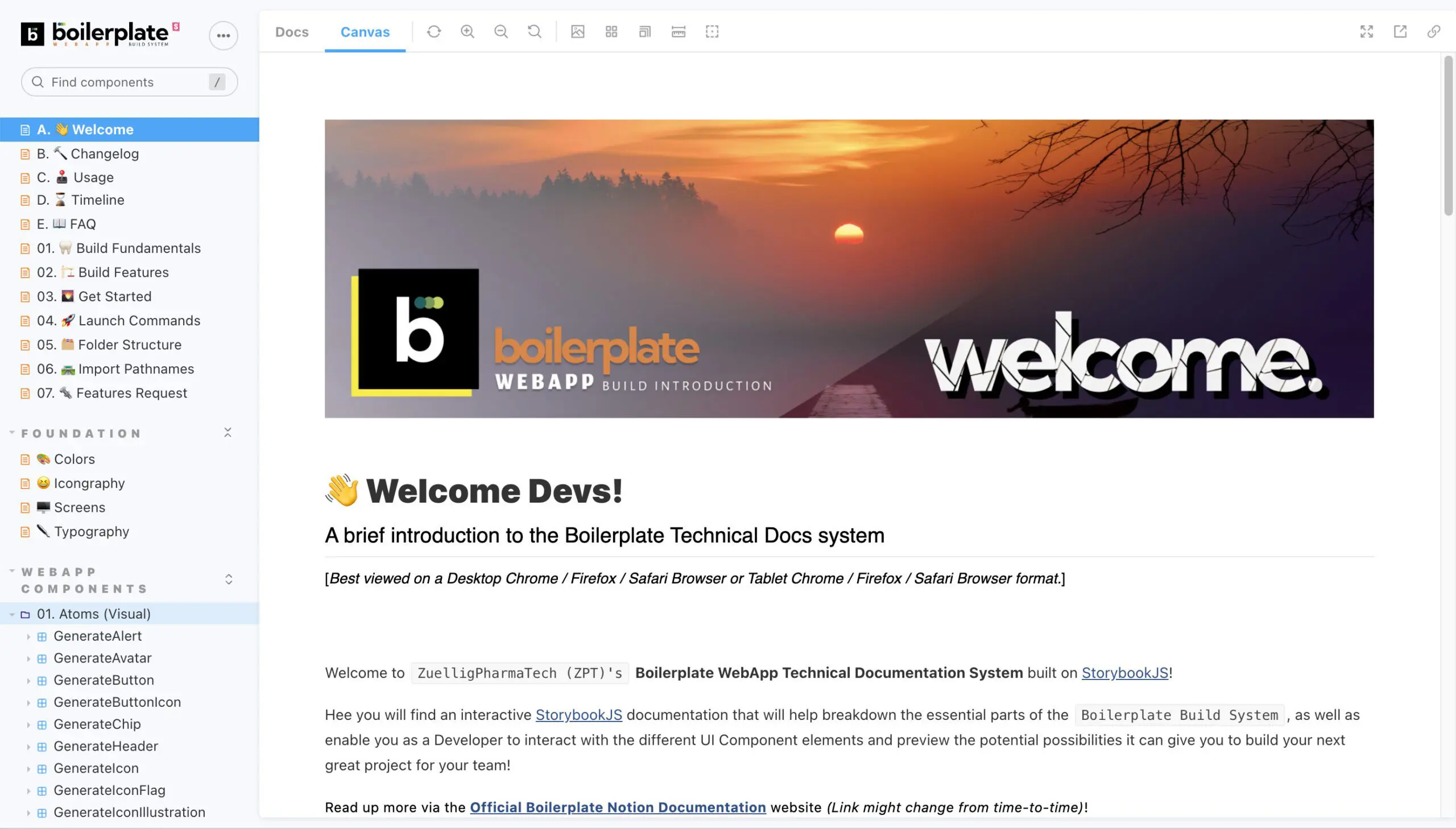 [Zuellig] Boilerplate Technical Docs - StorybookJS